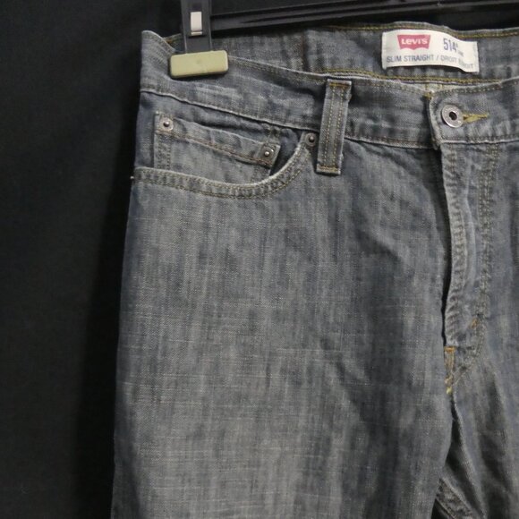 LEVI'S 514 JEANS - Slim Straight | 32 x 30 | Classic Blue Demin Jeans - Picture 3 of 16